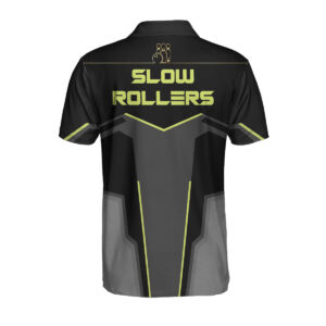 Personalized Bowling Slow Rollers Polo Shirt - Bowling Men Polo Shirt - Gifts To Get For Your Dad - Father's Day Shirt