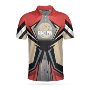 Personalized Bowling Team Pattern Polo Shirt - Bowling Men Polo Shirt - Gifts To Get For Your Dad - Father's Day Shirt