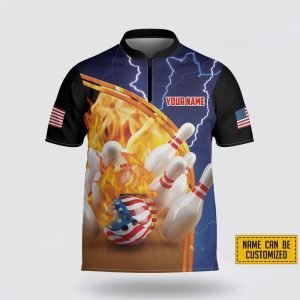 Personalized Fire American Flag Bowling Jersey Shirt Perfect Gift for Bowling Fans 2 vie7nj.jpg
