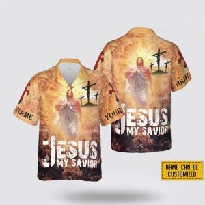 Personalized Jesus Saved My Life Take My Hand Hawaiian Shirt – Gifts For Christians