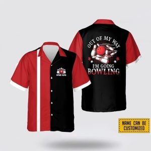 Personalized Out Of My Way I m Going Bowling Pattern Bowling Hawaiin Shirt Gift For Bowling Enthusiasts 1 meyokr.jpg