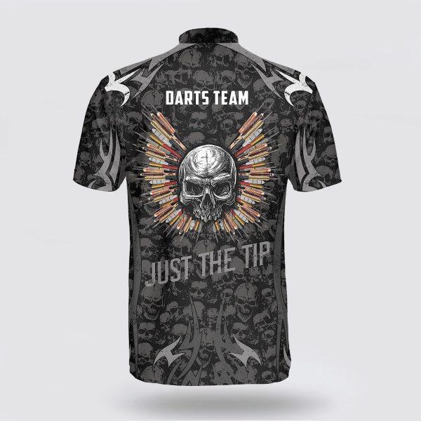 Personalized Skull Angel Wings Just The Tip Dart Jersey Shirt