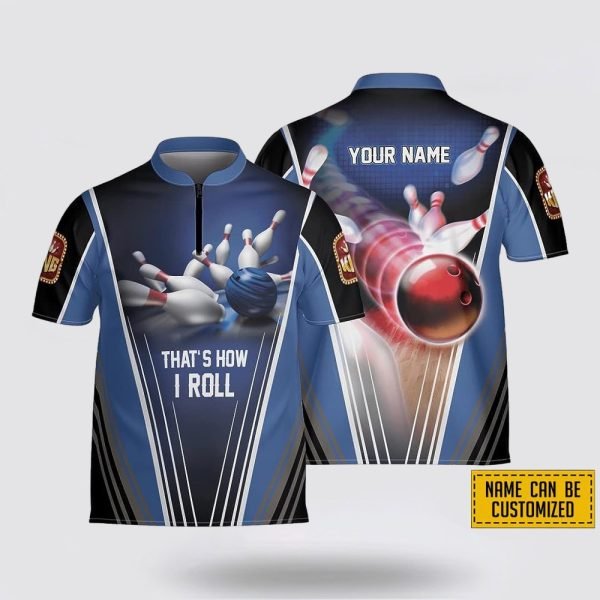 Personalized That’s How I Roll Bowling Jersey Shirt – Perfect Gift for Bowling Fans