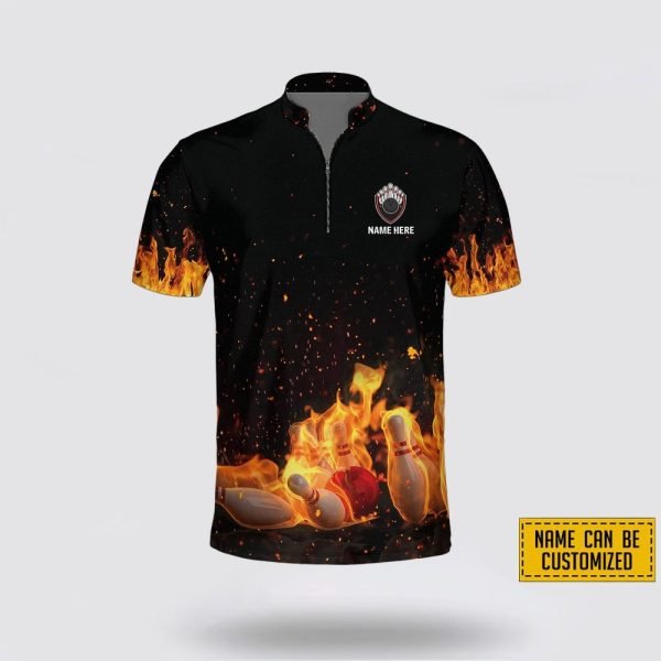 Personalized This Is How I Roll Bowling Fire Bowling Jersey Shirt – Gift For Bowling Enthusiasts