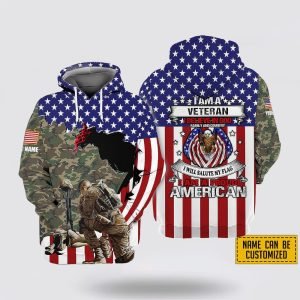 Personalized US Army I Am A Veteran…