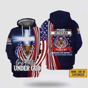 Personalized US Army One Nation Under God…