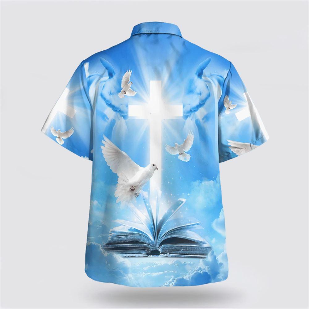 Pigeon Cross And Bible Hawaiian Shirts For Men & Women – Gifts For Christian Families Pigeon Cross And Bible Hawaiian Shirts For Men & Women – Gifts For Christian Families