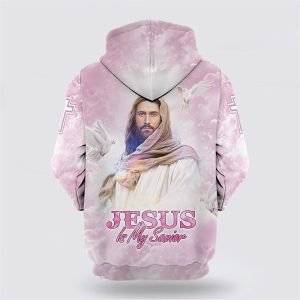 Pink Jesus Is My Savior All Over Print Hoodie Shirt Gifts For Christian Families 2 kmj2hd.jpg
