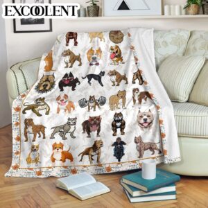 Pitbull Fleece Throw Blanket – Pendleton Sherpa…