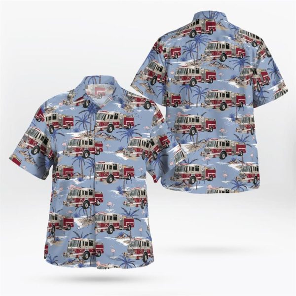 Port Byron, NY, Port Byron Fire Department Hawaiian Shirt – Gifts For Firefighters In Port Byron