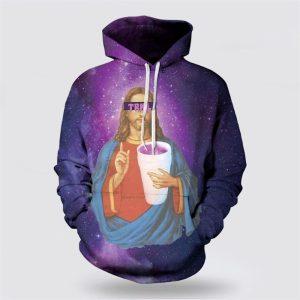 Purple Drank Jesus All Over Print 3D…