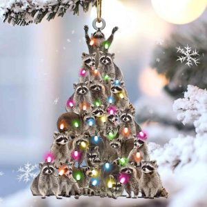Raccoon Lovely Tree Gift For Animal Lover…