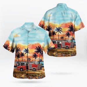 Request New Shirt Fire Truck Hawaiian Shirt…