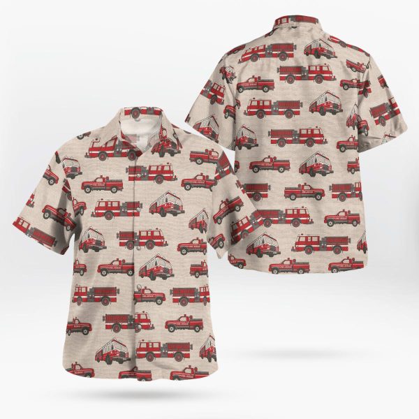 Request New Shirt Fire Truck Hawaiian Shirt – Gifts For Firefighters