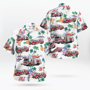 Request New Shirt Fire truck Hawaiian Shirt…