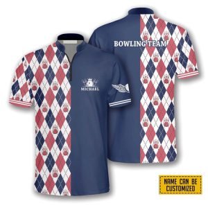 Rhombus Pattern Bowling Personalized Names And Team Jersey Shirt Gift For Bowling Enthusiasts 2 znsctv.jpg