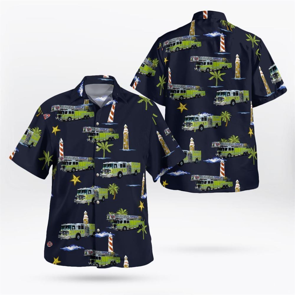 Rose Fire Company #1, New Freedom, Pennsylvania Hawaiian Shirt – Gifts For Firefighters In New Freedom, PA Rose Fire Company #1, New Freedom, Pennsylvania Hawaiian Shirt – Gifts For Firefighters In New Freedom, PA