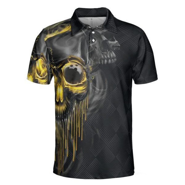 Scary Halloween Sleeve Men Polo Shirt – Bowling Men Polo Shirt – Gifts To Get For Your Dad – Father’s Day Shirt