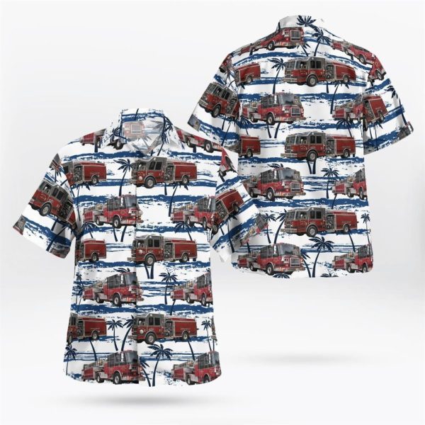 Schenectady, NY, Stratton ANG Base Fire Department Hawaiian Shirt – Gifts For Firefighters In Schenectady