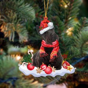 Scottish Terrier-Better Christmas Hanging Christmas Plastic Hanging…