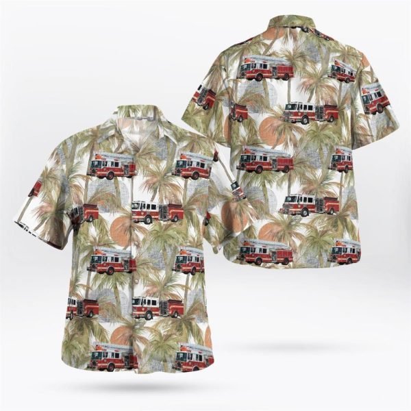 Seaside Park Fire Company Station 45, Seaside Park, New Jersey Hawaiian Shirt – Gifts For Firefighters In Seaside Park, NJ