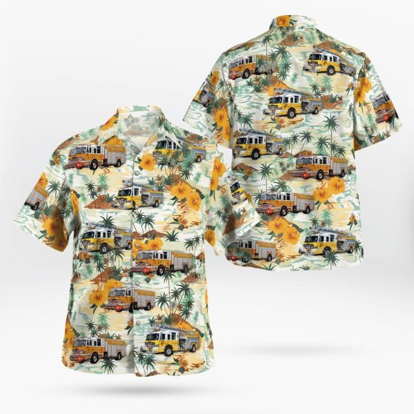 Seaville Volunteer Fire and Rescue Company, Ocean View, New Jersey Hawaiian Shirt – Gifts For Firefighters In Seaville, NJ