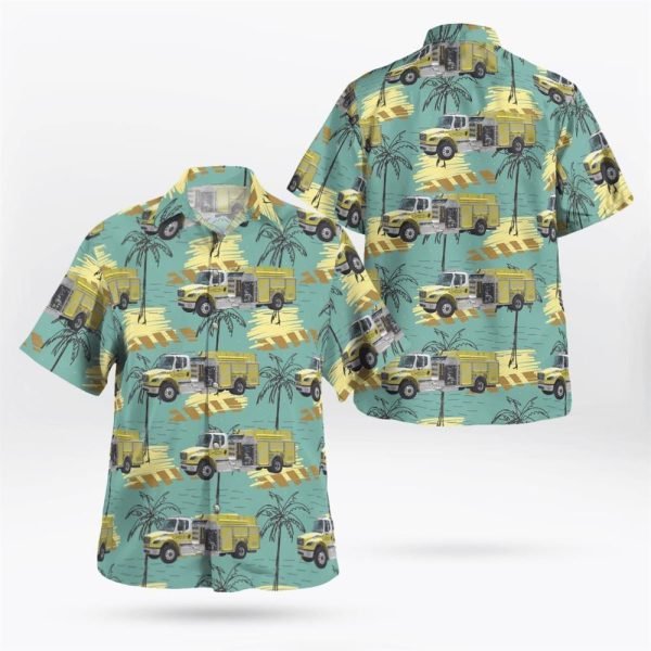 Seneca Castle, New York, Seneca Castle Fire District Hawaiian Shirt – Gifts For Firefighters In Seneca Castle, NY