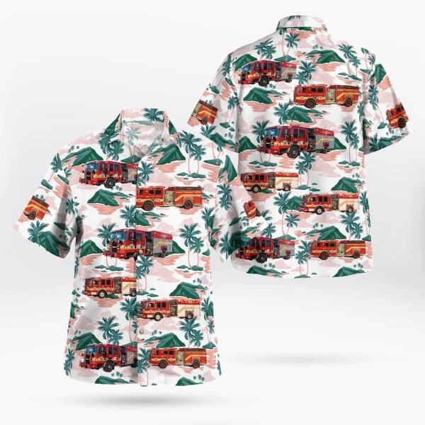 Sewell, New Jersey, Mantua Township Fire Department Hawaiian Shirt – Gifts For Firefighters In Sewell, NJ