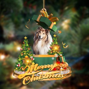 Shetland Sheepdog-Christmas Gifts&Dogs Hanging Christmas Plastic Hanging…