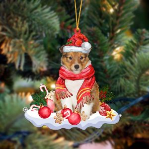 Shetland Sheepdog Better Christmas Hanging Christmas Plastic…