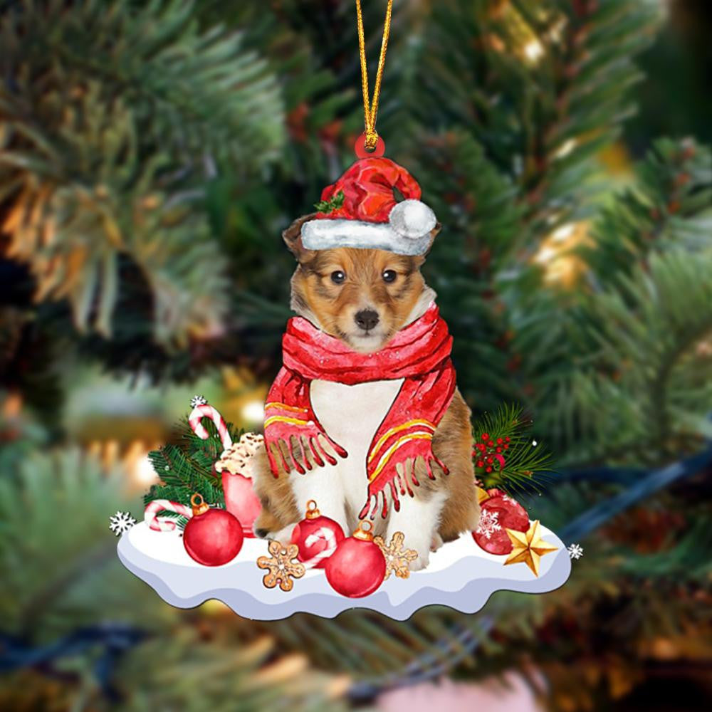 Shetland Sheepdog Better Christmas Hanging Christmas Plastic Hanging Ornament Xmas Decoration Shetland Sheepdog Better Christmas Hanging Christmas Plastic Hanging Ornament Xmas Decoration