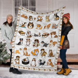Shetland Sheepdog Fleece Throw Blanket - Pendleton Sherpa Fleece Blanket - Gifts For Dog Lover