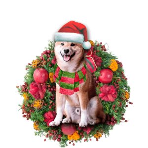 Shiba Inu Christmas Christmas Plastic Hanging Ornament…