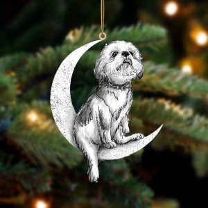 Shih Tzu-Sit On The Moon-Two Sided Christmas…
