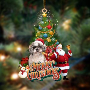 Shih Tzu Christmas Tree&Dog Hanging Christmas Plastic…