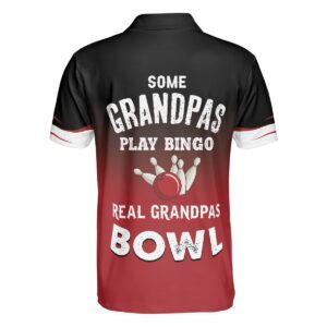 Some Grandpas Play Bingo Polo Shirt - Bowling Men Polo Shirt - Gifts To Get For Your Dad - Father's Day Shirt