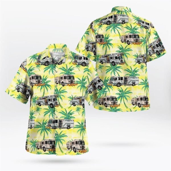 Somerdale, New Jersey, Somerdale Fire Department Hawaiian Shirt – Gifts For Firefighters In Somerdale, NJ