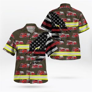 Somerville, NJ, Somerville Fire Department Hawaiian Shirt…