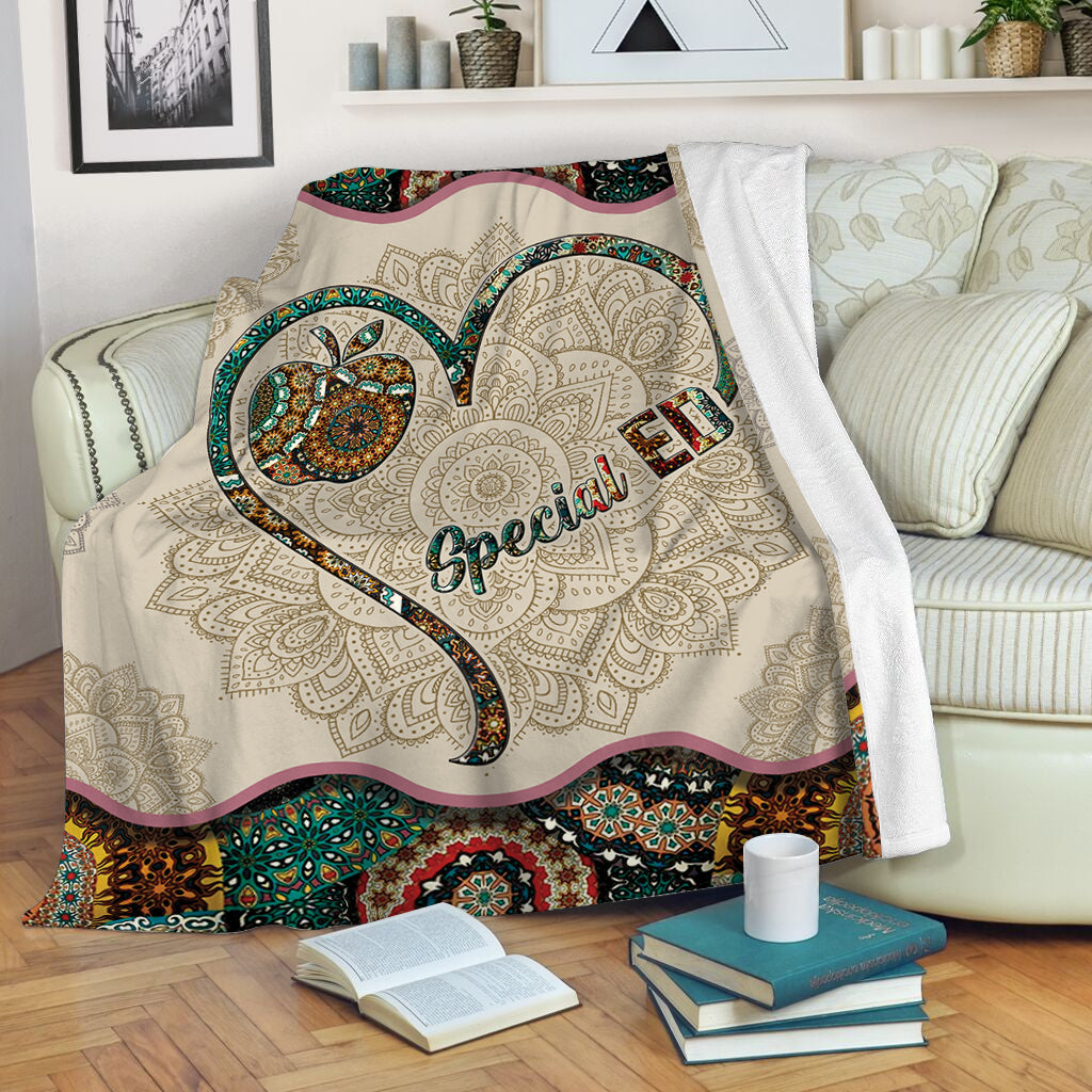Special Ed Vintage Mandala Fleece Throw Blanket – Sherpa Fleece Blanket – Soft Lightweight Blanket Special Ed Vintage Mandala Fleece Throw Blanket – Sherpa Fleece Blanket – Soft Lightweight Blanket