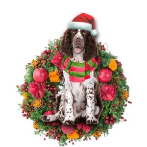 Springer Spaniel Christmas Christmas Plastic Hanging Ornament…