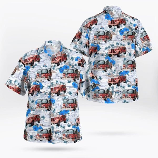 Stafford Township Volunteer Fire Company, Manahawkin, New Jersey Hawaiian Shirt – Gifts For Firefighters In Stafford Township, NJ