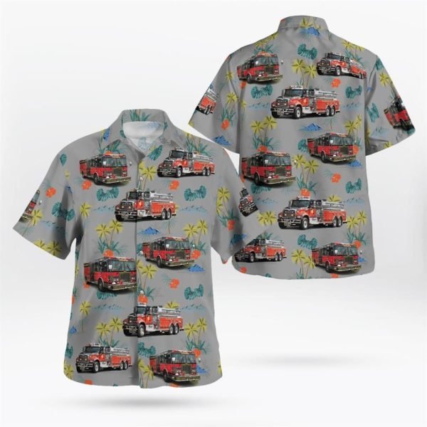 Stillwater Area Volunteer Fire Company, Newton, New Jersey Hawaiian Shirt – Gifts For Firefighters In Stillwater Area, NJ