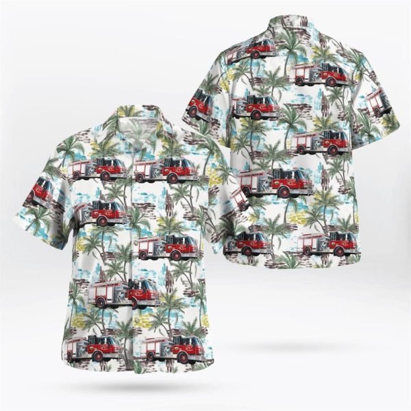 Suffern, New York, Suffern Fire Department Hawaiian Shirt – Gifts For Firefighters In Suffern, NY