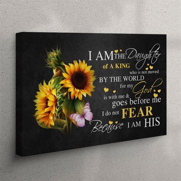 Sunflowers – Daughter Of King Canvas Wall Art – Christian Wall Art Canvas