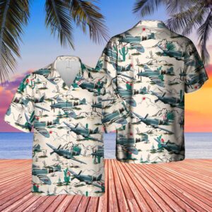 Supermarine 389 Spitfire Pr19 Hawaiian Shirt –…