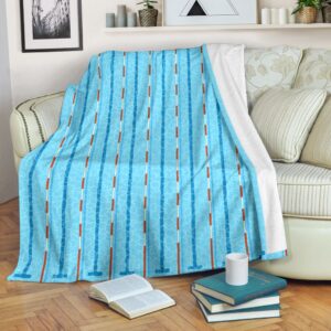 Swimming Pool Fleece Throw Blanket - Sherpa Fleece Blanket - Soft Lightweight Blanket