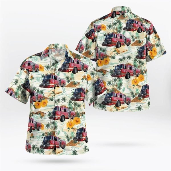 Syosset Fire Department Syosset, New York Hawaiian Shirt – Gifts For Firefighters In Syosset, NY