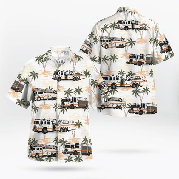 Tenafly Fire Department, New Jersey Hawaiian Shirt – Gifts For Firefighters In Tenafly, NJ