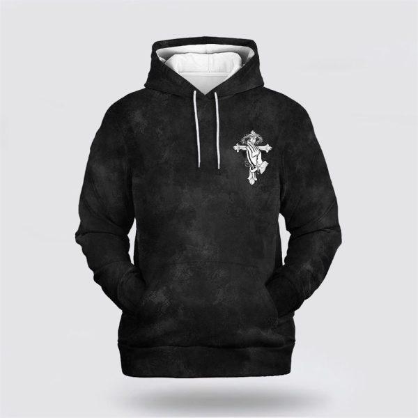 The Devil Saw Me With My Head Down All Over Print 3D Hoodie – Gifts For Christians