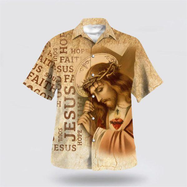 The Sacred Heart Of Jesus Hawaiian Shirts – Gifts For Christian Families